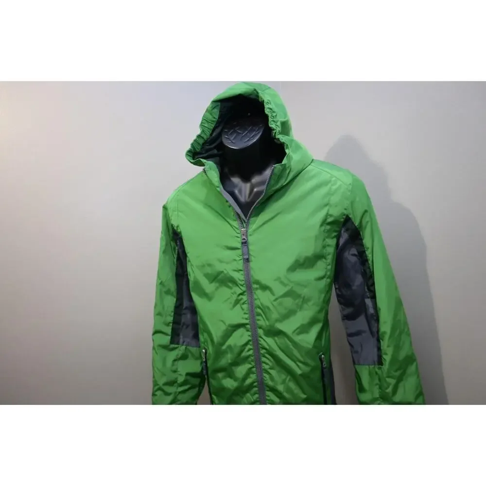 Lands End Winter Hoodie Jacket Green Insulated Boys Sz XL‎